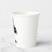 3ブラックトラック素朴ヴィンテージトラックデザイン 紙コップ (左)