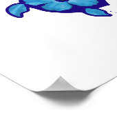 3ブルーホヌウミガメ ポスター (角)