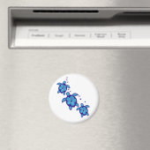 3ブルーホヌウミガメ マグネット (インサイチュ (食洗機))