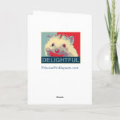 3ヘッジホッグ月のグリーティングカード カード (裏面)