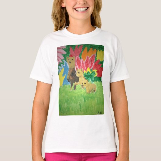 3ベアーズガールズスウェットシャツ Tシャツ (正面)