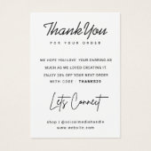 3ペアのイヤリングカード、パーソナライズされたジュエリー車 (正面)