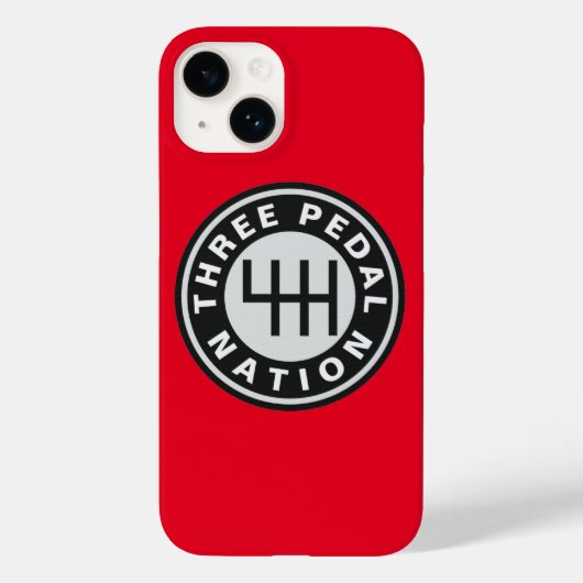 3ペダルの民族iPhoneケース Case-Mate iPhoneケース (裏面)