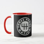 3ペダル民族マグ マグカップ (左)