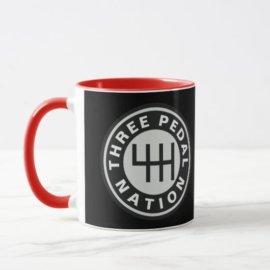 3ペダル民族マグ マグカップ (左)
