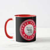 3ペダル民族マグ マグカップ (左)