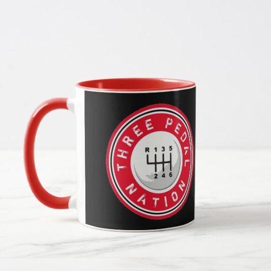 3ペダル民族マグ マグカップ (左)