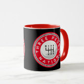 3ペダル民族マグ マグカップ (正面右)