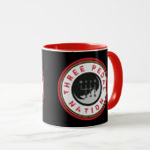 3ペダル民族マグ マグカップ (正面右)