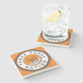 3ペダル民族石コースター ストーンコースター