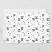 3ペットパーソナライズされたの写真Woof You Mercy Christmas シーズンカード (裏面)