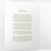 3ページ葬祭命令 |メモリアルプログラム 三つ折り招待状 (内部最初)