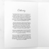 3ページ葬祭命令 |メモリアルプログラム 三つ折り招待状 (内部最初)