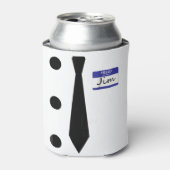 3ホールパンチジム衣装簡単ハロウィーンTシャツ.pn 缶クーラー (缶正面)