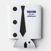 3ホールパンチジム衣装簡単ハロウィーンTシャツ.pn 缶クーラー (裏面)