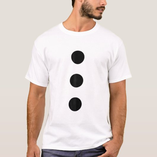 3ホールパンチJim Tシャツ簡単おもしろいOfficeアロー Tシャツ (正面)