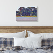 3ボートコットスキフレース キャンバスプリント (インサイチュ (寝室))