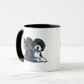 3ポルトガル水犬 マグカップ (正面左)