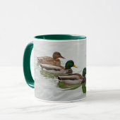 3マガモのコーヒーマグ マグカップ (正面左)