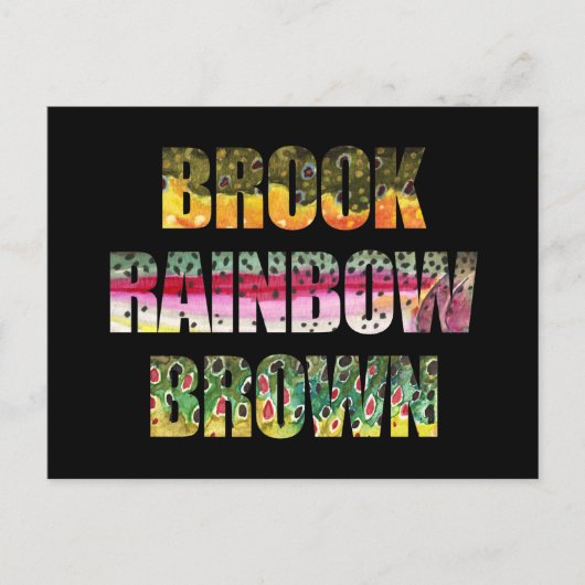 3マスの美しい色 ポストカード (正面)