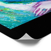 3マスク/ヴェネツィアカーニバル顔 ポスター (角)