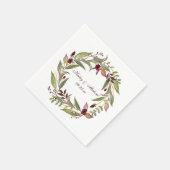 #3マルサラブルガンディホワイトローズ | スタンダードカクテルナプキン (角)