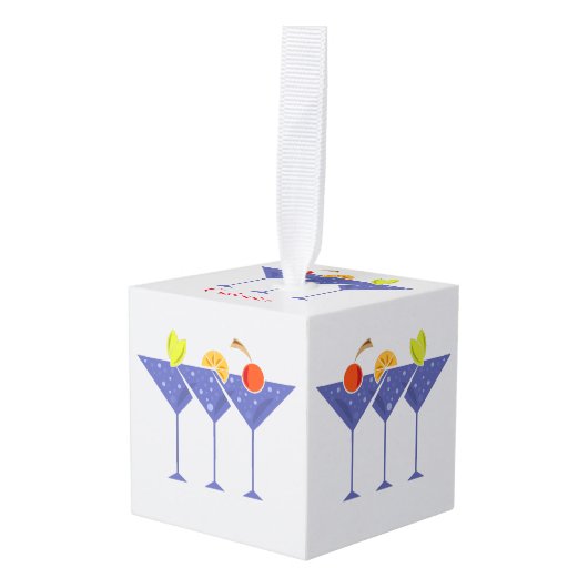 3マルティニカクテルサンダー_コーブ キューブオーナメント (正面アングル)