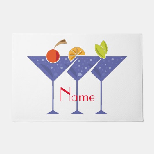 3マルティニカクテルサンダー_コーブ ドアマット (正面)