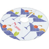 3マルティニカクテルサンダー_コーブ ブラッシュドポリエステルツリースカート (アングル)