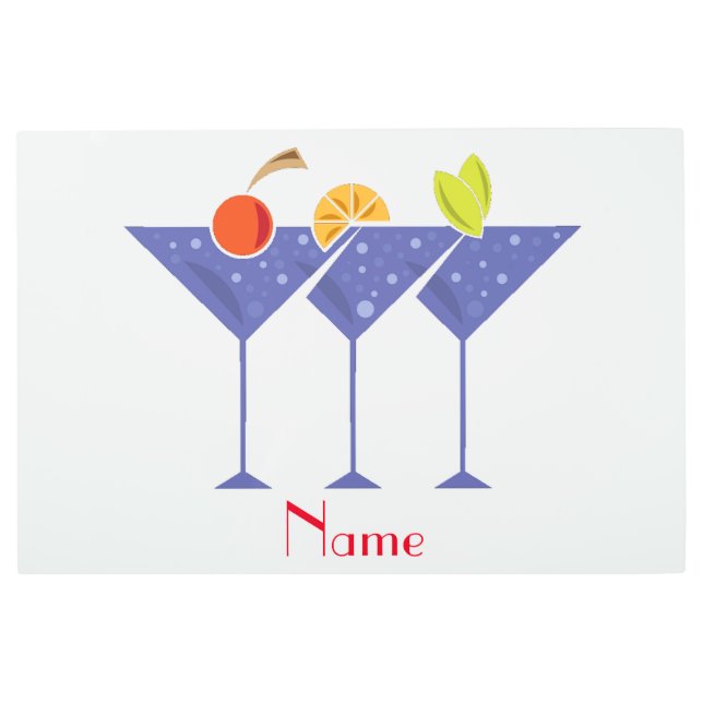 3マルティニカクテルサンダー_コーブ メタルプリント (正面)