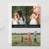 3ミニマルフォトブラック 案内状 (正面)