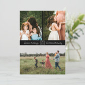 3ミニマルフォトブラック 案内状 (スタンド正面)