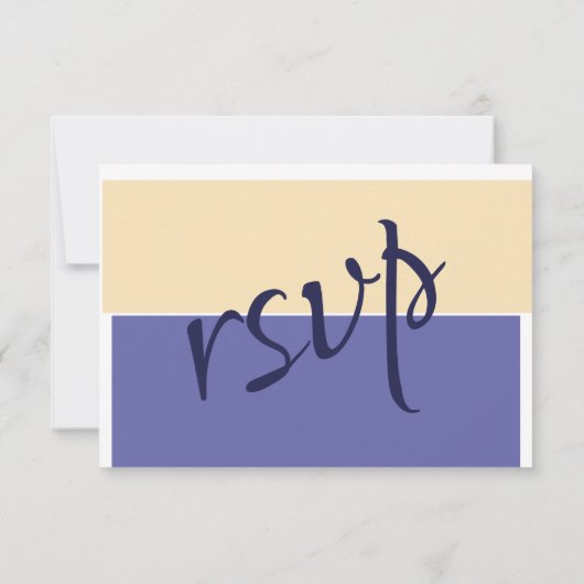 3メニュー選択RSVPエレガントの返信結婚メッセージ 出欠カード (裏面)