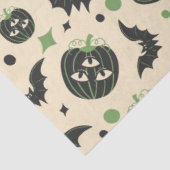 3モダンアイカボチャとこうもりハロウィン 薄葉紙 (詳細)