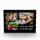 3モダンフォトコラージラブユーパパ フォトブロック (正面)