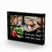 3モダンフォトコラージラブユーパパ フォトブロック (右)