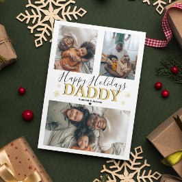 3モダン枚のコラージュ |クリスマス シーズンカード