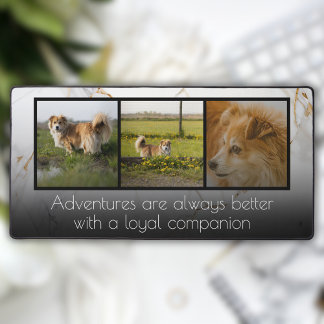 3モダン枚のコラージュ デスクマット