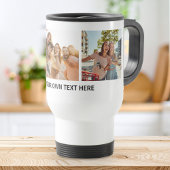 3モダン枚のコラージュ トラベルマグ