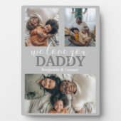 3モダン枚のコラージュ フォトプラーク (正面)