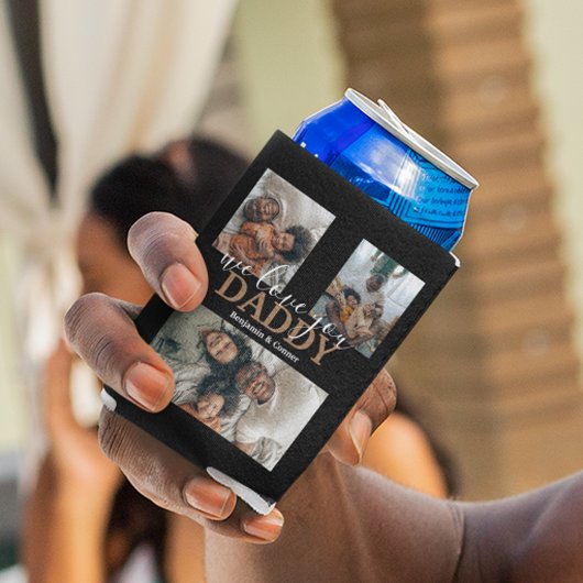 3モダン枚のコラージュ 缶クーラー