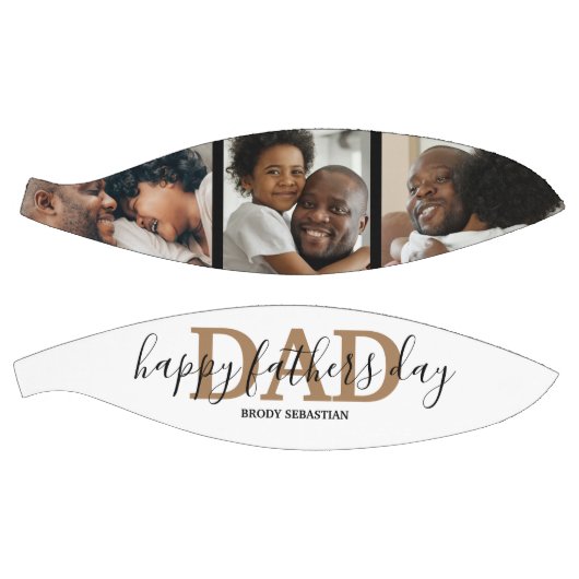 3モダン枚のコラージュ | Happy Faters Day バスケットボール (パネル)