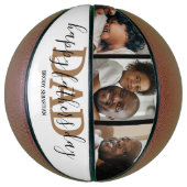 3モダン枚のコラージュ | Happy Faters Day バスケットボール (縦)