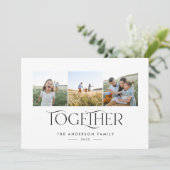 3モダン枚のフォトブルーシンプルタイポグラフィ (スタンド正面)