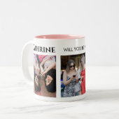 3モダン枚の写真bridied提案の贈り物 ツートーンマグカップ (正面左)