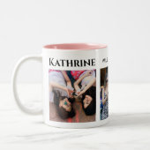 3モダン枚の写真bridied提案の贈り物 ツートーンマグカップ (左)