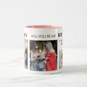 3モダン枚の写真bridied提案の贈り物 ツートーンマグカップ (中央)