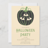 3モダン眼かぼちゃハローウィンパーティ 招待状 (正面)
