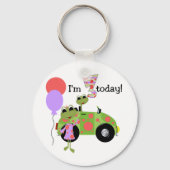 3モダンrd誕生日Tシャツとギフト キーホルダー (正面)