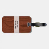 3モノグラムのなイニシャル|の管理の高級な贅沢 ラゲッジタグ (裏面横)